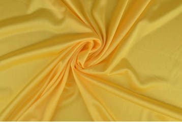 15 meter stretch voering - licht geel, Verzenden, 120 cm of meer, Geel, Polyester