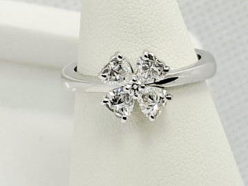 Bague de cocktail - 18 carats Or blanc - 1.01ct. tw. Diamant