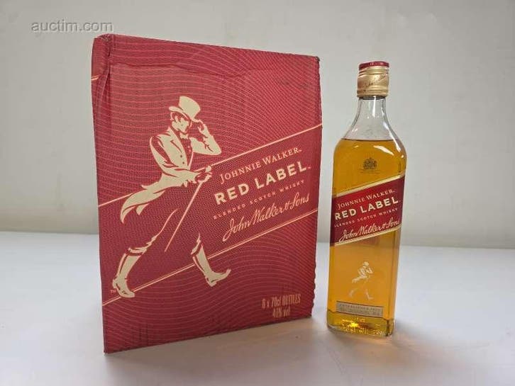 Johnnie Walker Red Label Whisky 70 (61x)..., Articles professionnels, Horeca | Food, Enlèvement