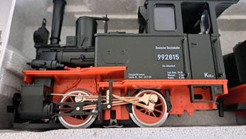 LGB G - 22150 - Stoomlocomotief met tender (1) - Locomotief, Hobby en Vrije tijd, Nieuw