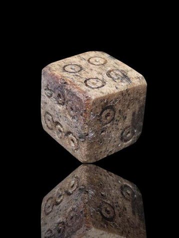 Oud-Romeins Legionary 1-3 AD Dobbelstenen, Antiek en Kunst