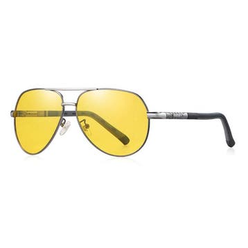 Vintage Shades Zonnebril - Roestvrij Staal Legering, Verzenden