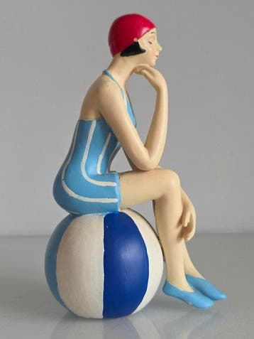 Wakacyjne Marzenie – Bathing Beauty – Kobieta na Pice, Antiek en Kunst