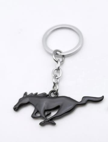 Ford Mustang pony sleutelhanger Zwart, Ophalen of Verzenden, Nieuw