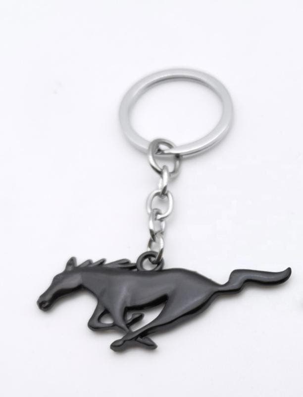 Ford Mustang pony sleutelhanger Zwart, Collections, Porte-clés, Enlèvement ou Envoi