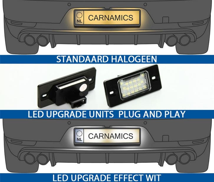 Carnamics Kentekenplaat Verlichting | Porsche / Volkswagen C, Autos : Pièces & Accessoires, Éclairage, Envoi