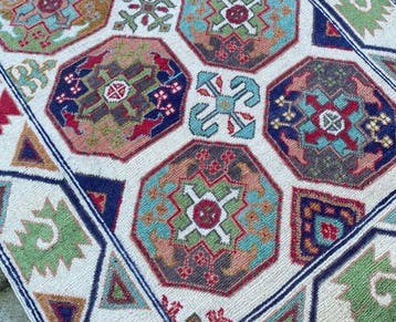 Afghan Art Loper- Ongebruikt - Tapijt - 273 cm - 90 cm, Nieuw