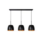 Hanglamp Lucide NOLAN -  - 3xE27 - Zwart -, Verzenden