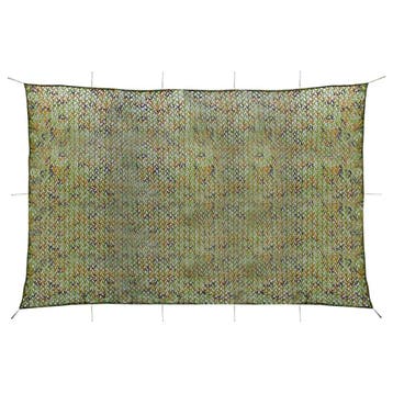 vidaXL Camouflagenet met opbergtas 5x6 m groen, Verzenden, Nieuw