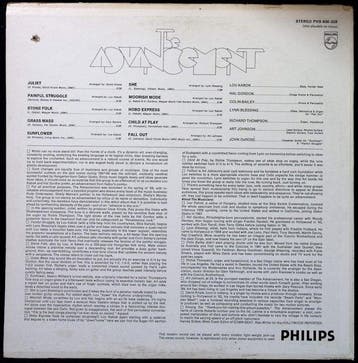 The Advancement - The Advancement (USA 1970 1st press LP) -