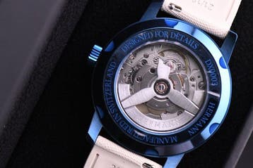 Hermann Stellar - Swiss Made Automatic - Aventurine Blue -, Nieuw