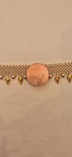 Collier ras du cou - 18 carats Or rose - Italie années 50