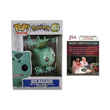 Signed Funko Pop Pokemon  Bulbasaur 453 Signed Tara Sands, Verzenden