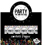 Confetti Kanon Gekleurd Mix 11cm, Verzenden, Nieuw