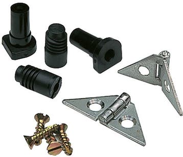 ABB Stainless Steel Lid Hinge Set - 4TBO851268C0100, Bricolage & Construction, Verzenden