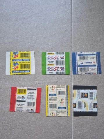 1998, 2000, 2002, 2004, 1994, 1996 Panini France 98 World, Collections