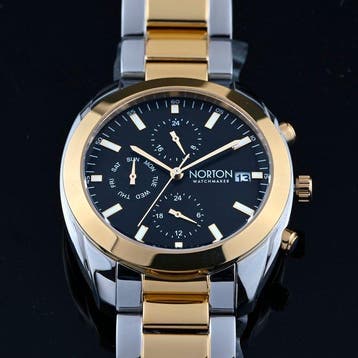 Norton - Gold Voyager GMT - Multifunzione - Solid Band -
