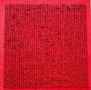 Bernard Aubertin (1934-2015) - Tableau Clous