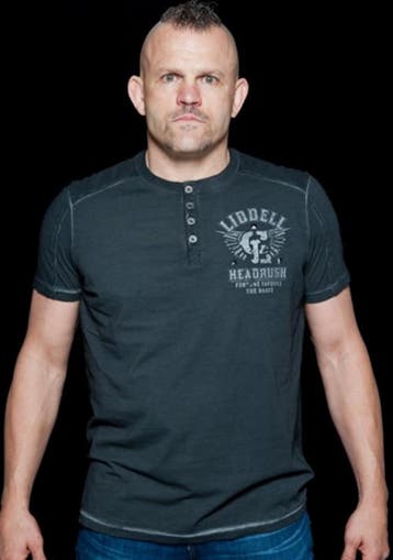 HeadRush Chuck Liddell Onyx T Shirt Zwart Chosen Few, Verzenden, Vechtsport