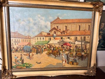 Mariano DAmora (1889-1971) - Mercato