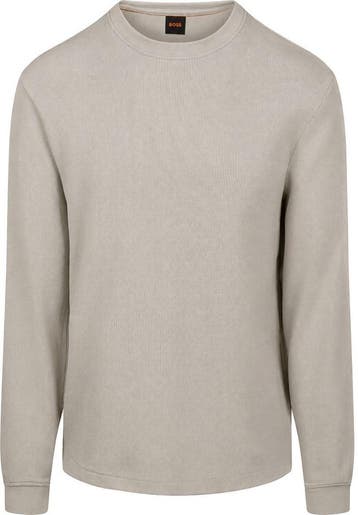 BOSS Trui Tempest Beige maat Maat 52/54 (L) Heren, Verzenden