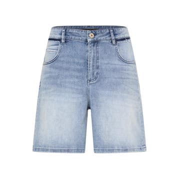 Marc Aurel • blauwe denim short • 36, Marc Aurel, Nieuw, Maat 36 (S), Verzenden
