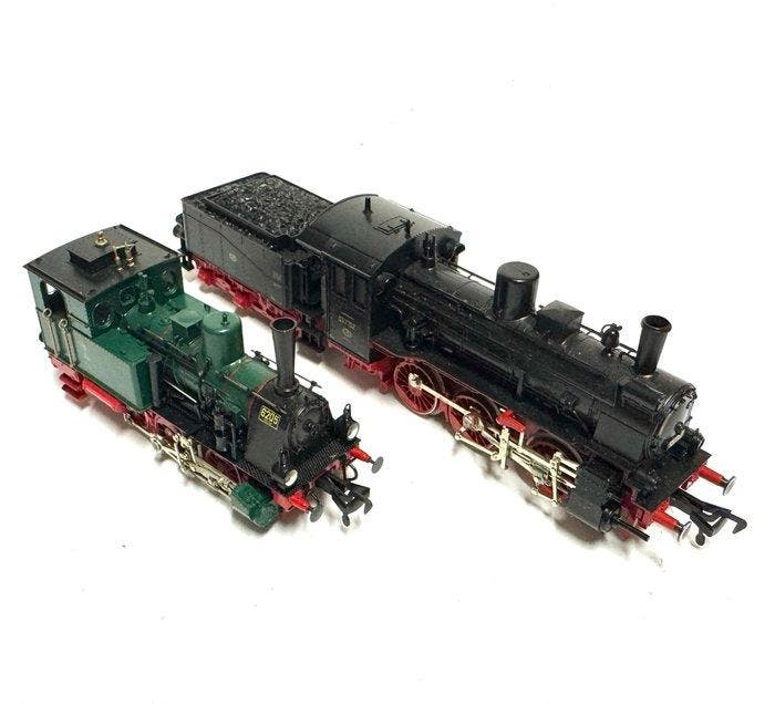 Fleischmann H0 - 4811/4124 - Stoomlocomotief (1) - Twee, Hobby & Loisirs créatifs, Trains miniatures | HO
