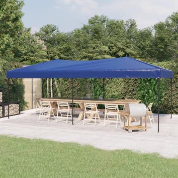 vidaXL Partytent inklapbaar 3x6 m blauw, Verzenden