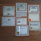 Document - (8) rare American shares and bonds, 1882-1920 -