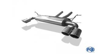 FOX Porsche Cayenne einddemper rechts/links - 2x 115x85 type, Autos : Pièces & Accessoires, Systèmes d'échappement, Verzenden