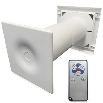 Compacte WTW ventilator HRV100P met warmtewisselaar, Verzenden