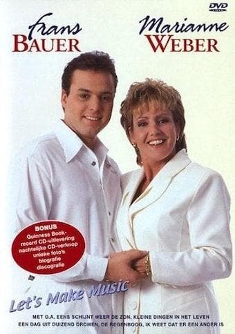 Frans Bauer & Marianne Weber Lets Make Music - DVD, Cd's en Dvd's, Ophalen of Verzenden, Zo goed als nieuw