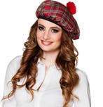 Rode Baret Tartan, Verzenden, Nieuw