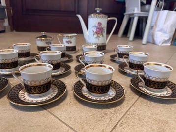 Koffieservies voor 12 (15) - Porselein, Antiek en Kunst