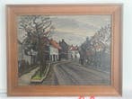 Isidore Opsomer (Bel 1878-1967) - Expressionist town view, Antiek en Kunst