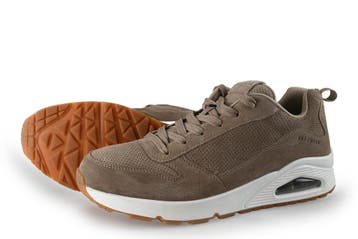 Skechers Sneakers in maat 45 Beige, Kleding | Heren, Schoenen, Overige kleuren, Verzenden, Zo goed als nieuw, Skechers
