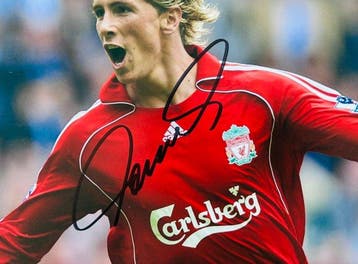 Fernando Torres - Hand Signed - Liverpool FC Photo: Premier, Nieuw