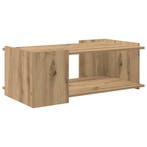 vidaXL Salontafel Artisanaal eiken 90 x 50 x 33 cm Bewerkt, Verzenden, Nieuw