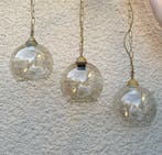 Plafondlamp (3) - Glas, Messing