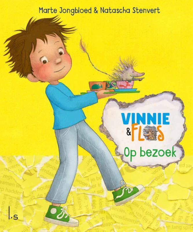 Op bezoek / Vinnie & Flos / 4 9789024587421 Marte Jongbloed, Livres, Livres pour enfants | 4 ans et plus, Envoi