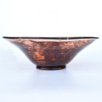 WMF - Schaal - Glas - Ikora, Antiek en Kunst, Antiek | Glaswerk en Kristal