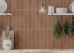 Vloertegel/Wandtegel Terracotta 5x25cm (Muurtegels), Doe-het-zelf en Bouw, Tegels, Keramiek, Nieuw, 20 tot 40 cm, 10 m² of meer