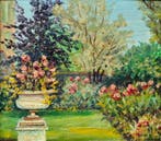 École postimpressionniste européenne (XX) - Le jardin aux