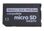 Memory Stick Pro Duo Micro SD Adaptor (PSP Accessoires), Ophalen of Verzenden