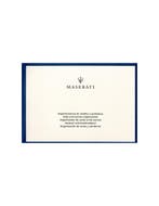 2005 MASERATI SERVICE INSTRUCTIEBOEKJE