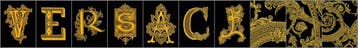 VERSACE Scritta Nero/Oro - 19,4x145 DECORTEGEL ( Bestaat uit, Ophalen of Verzenden, Nieuw