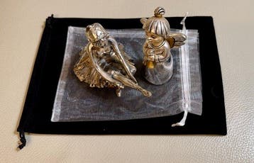 ARDE/Gianni - Beeldje - BALLERINA & ANGEL - 383 g (2) - 925
