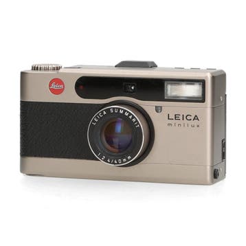 Leica Minilux Summarit 1:2 4/40mm - 1 jaar garantie, Ophalen of Verzenden