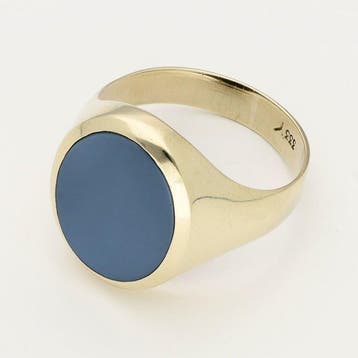 Ring - 8 karaat Geel goud - Lagensteen