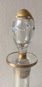 Karaf - H. 32 cm - Geblazen glas - Harrach-kring Bohemen